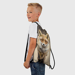 Рюкзак-мешок Бегущая лисица, цвет: 3D-принт — фото 2