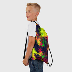 Рюкзак-мешок Кислотный взрыв, цвет: 3D-принт — фото 2