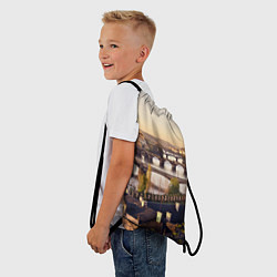 Рюкзак-мешок Чехия Прага, цвет: 3D-принт — фото 2