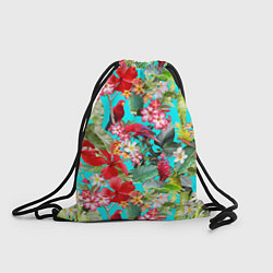 Рюкзак-мешок Тропический мир, цвет: 3D-принт