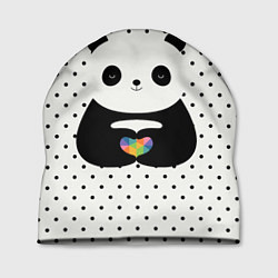 Шапка Любовь панды, цвет: 3D-принт
