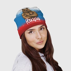 Шапка Russian Bear, цвет: 3D-принт — фото 2