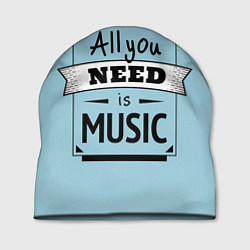 Шапка All you need is music