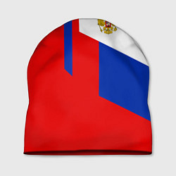 Шапка Russia: Geometry Tricolor, цвет: 3D-принт