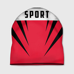 Шапка Sport: Red Style, цвет: 3D-принт