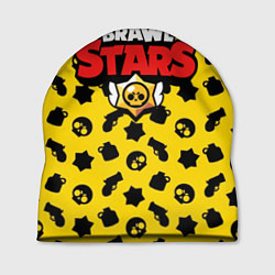 Шапка Brawl Stars: Yellow & Black, цвет: 3D-принт