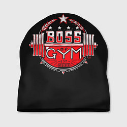 Шапка Boss of GYM акварель, цвет: 3D-принт