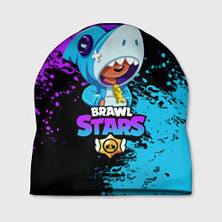 Шапка Brawl Stars Leon Shark