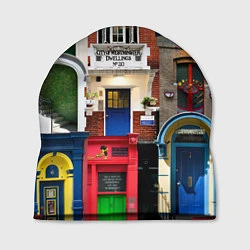 Шапка London doors цифровой коллаж