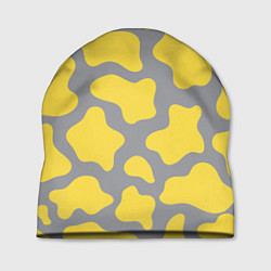 Шапка Желто-серая корова, цвет: 3D-принт
