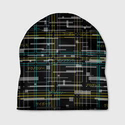 Шапка Cyberpunk Tartan, цвет: 3D-принт