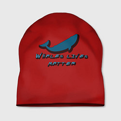 Шапка Whales lives matter, цвет: 3D-принт