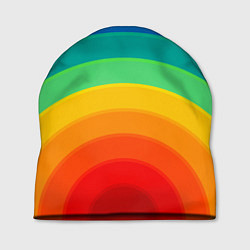 Шапка Круговая радуга, цвет: 3D-принт