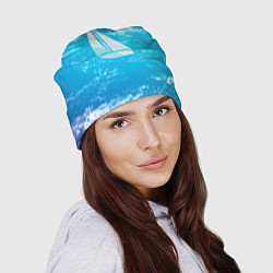 Шапка Парусная лодка, цвет: 3D-принт — фото 2