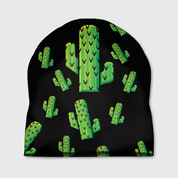Шапка Cactus Time - Веселые кактусы, цвет: 3D-принт