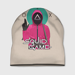 Шапка Squid game - Игра в кальмара треугольник, цвет: 3D-принт