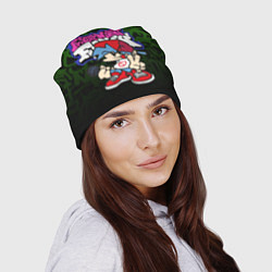Шапка FRIDAY NIGHT FUNKIN ГРАФФИТИ NEON, цвет: 3D-принт — фото 2