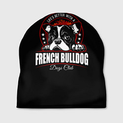 Шапка Французский Бульдог French Bulldog, цвет: 3D-принт