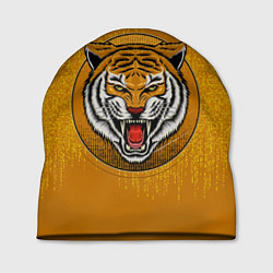 Шапка Голова свирепого тигра, цвет: 3D-принт