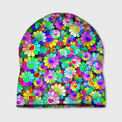 Шапка Rainbow flowers, цвет: 3D-принт