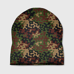 Шапка Военный Камуфляж Military, цвет: 3D-принт
