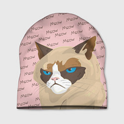 Шапка Angry Cat Злой кот, цвет: 3D-принт