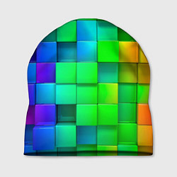 Шапка РАЗНОЦВЕТНЫЕ КУБИКИ MULTICOLORED CUBES