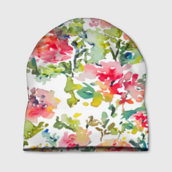 Шапка Floral pattern Watercolour Summer, цвет: 3D-принт
