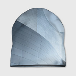 Шапка Абстрактная геометрическая серебряная постройка, цвет: 3D-принт