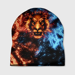 Шапка Огонь и вода - лев, цвет: 3D-принт