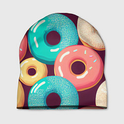 Шапка Пончики и только пончики, цвет: 3D-принт