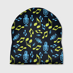 Шапка Микрофон и ноты, цвет: 3D-принт