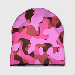 Шапка Абстракция в розовых тонах, цвет: 3D-принт