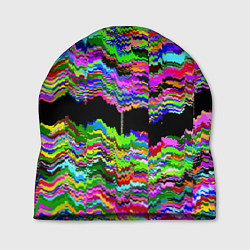 Шапка Глитч с искривлённым ртом, цвет: 3D-принт