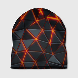 Шапка Треугольники и неон, цвет: 3D-принт