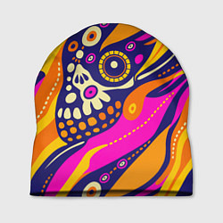 Шапка Абстрактный узор мексиканская чупакабра