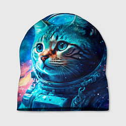 Шапка Кот космонавт и звезды, цвет: 3D-принт