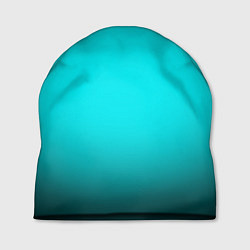 Шапка Неоновый синий градиент, цвет: 3D-принт