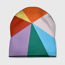 Шапка Разноцветные пересекающиеся треугольники, цвет: 3D-принт