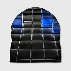 Шапка Хромированные кубы абстракция