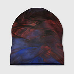 Шапка Тёмные переливающиеся волны с блёстками, цвет: 3D-принт