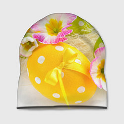 Шапка Пасхальные яйца и цветы, цвет: 3D-принт