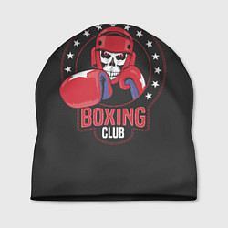Шапка Boxing club - боксёр, цвет: 3D-принт