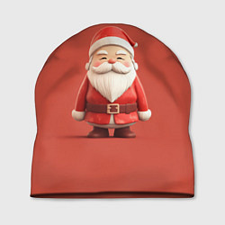 Шапка Пластилиновый Дед Мороз, цвет: 3D-принт