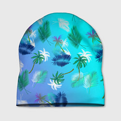 Шапка Пальмы на голубом градиенте, цвет: 3D-принт