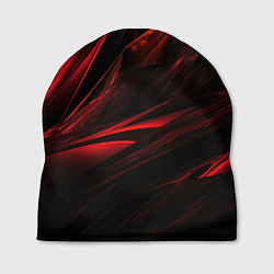 Шапка Black red background