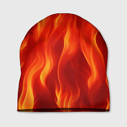 Шапка Огонь рыжий, цвет: 3D-принт