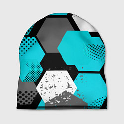 Шапка Шестиугольники абстрактный фон, цвет: 3D-принт