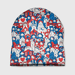 Шапка Русские матрешки, цвет: 3D-принт