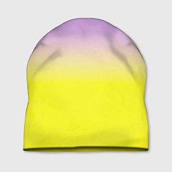 Шапка Бледно-розовый и ярко-желтый градиент, цвет: 3D-принт